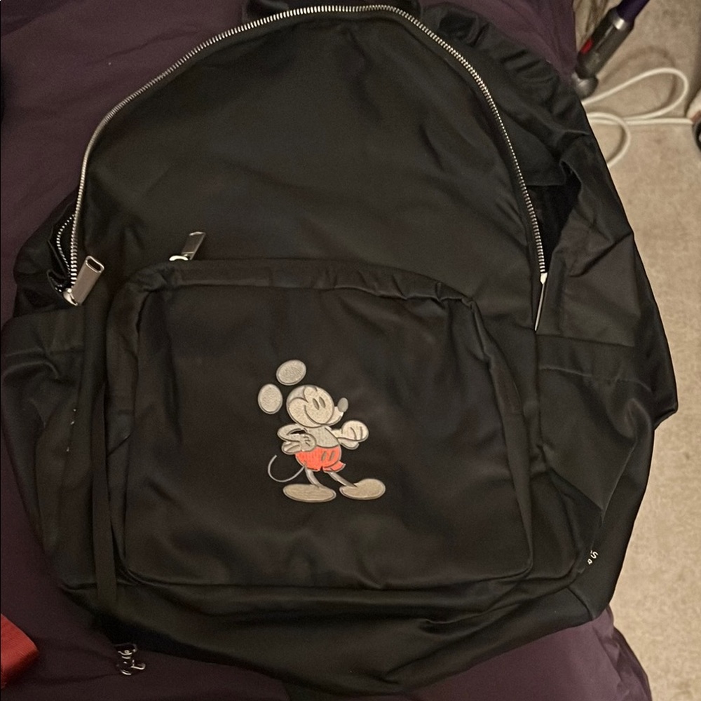 Disney Black Backpack with Iconic Design